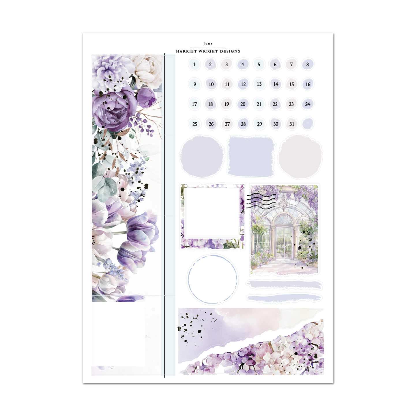 June | A5 Wide | Monthly Kit