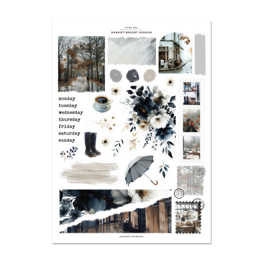 Rainy Day | Journal Elements