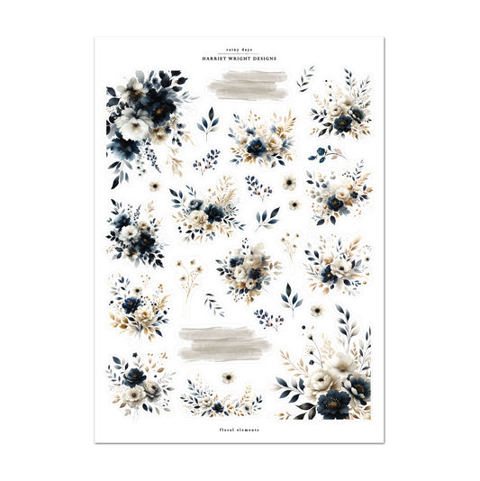 Rainy Day | Floral Elements