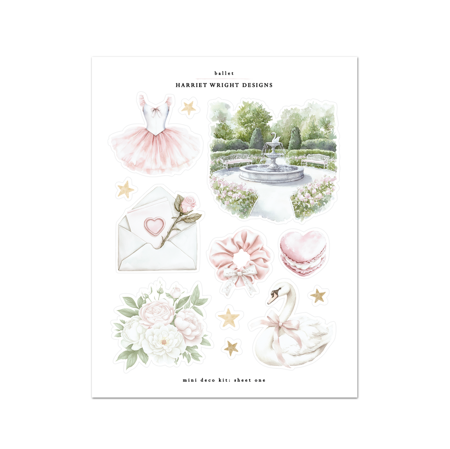 NEW: Ballet | Mini Decorative Kit