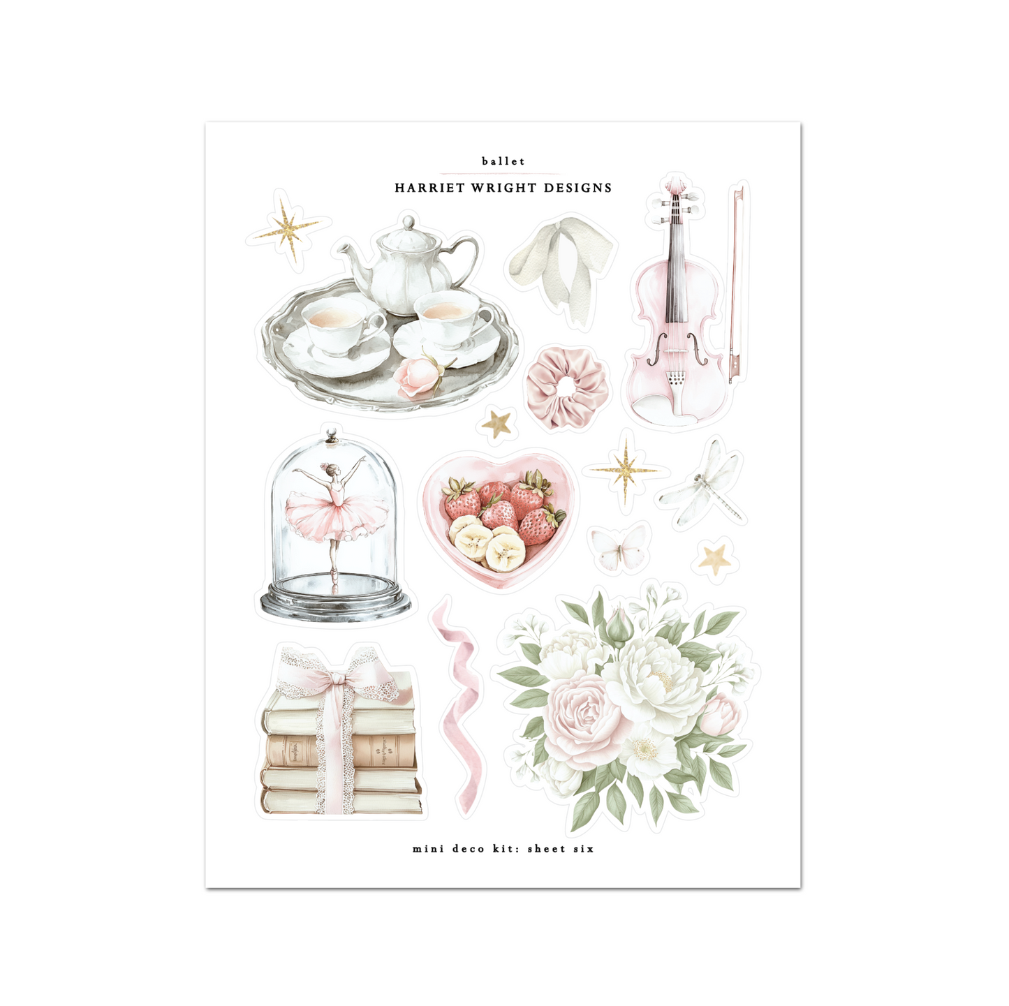 NEW: Ballet | Mini Decorative Kit