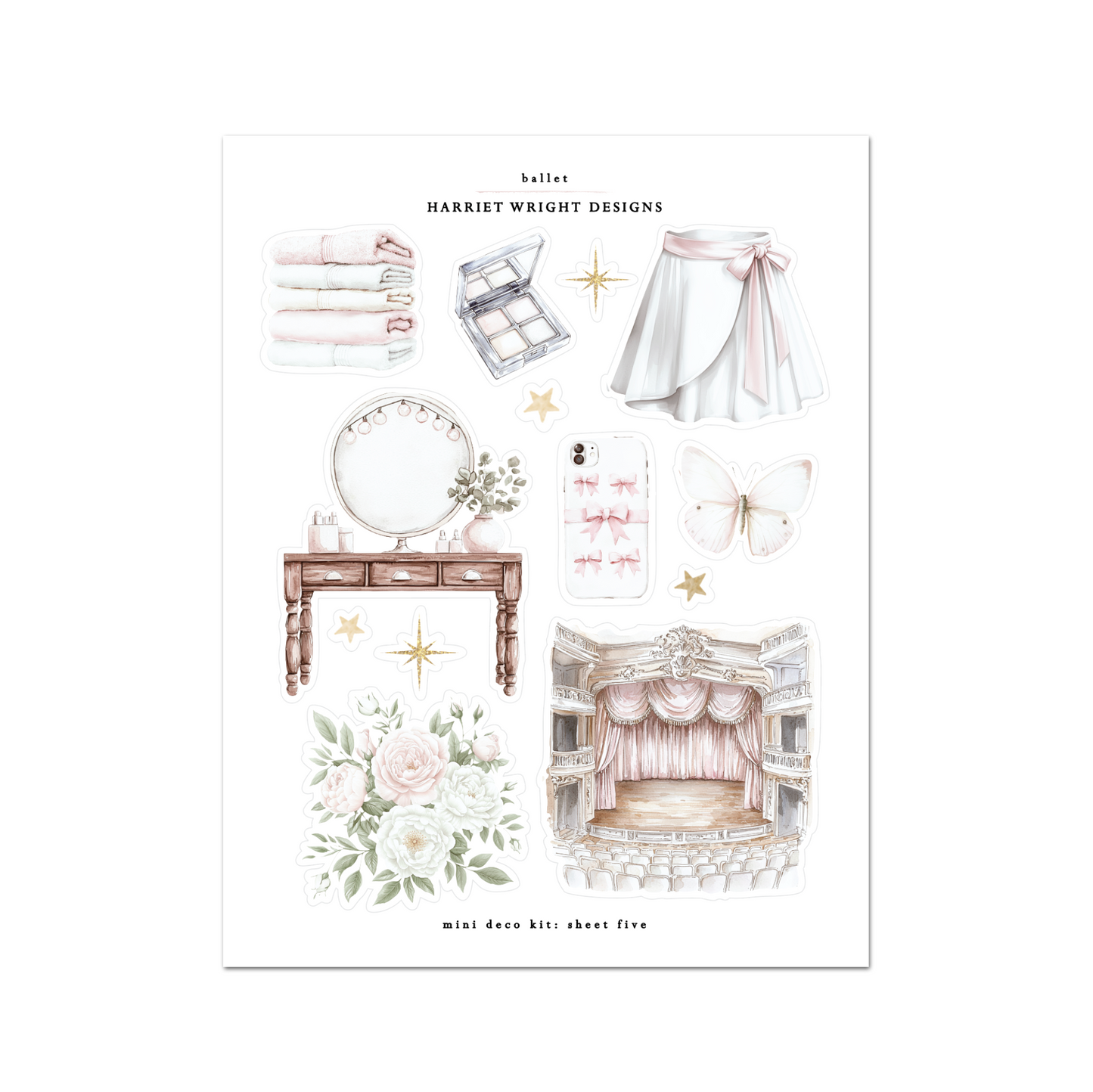 NEW: Ballet | Mini Decorative Kit
