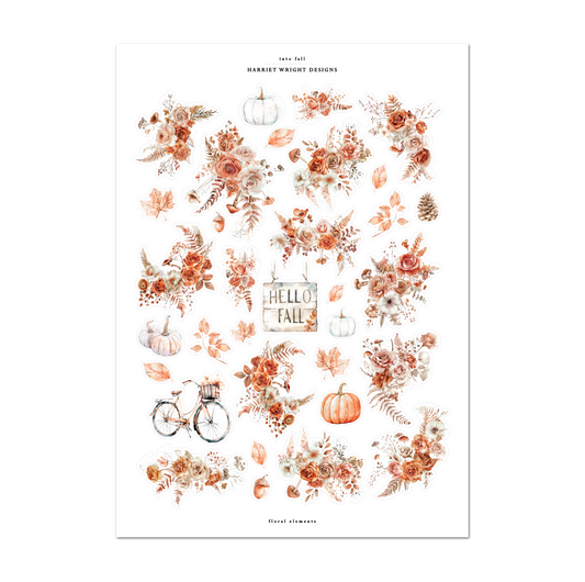 Into Fall | Floral Elements
