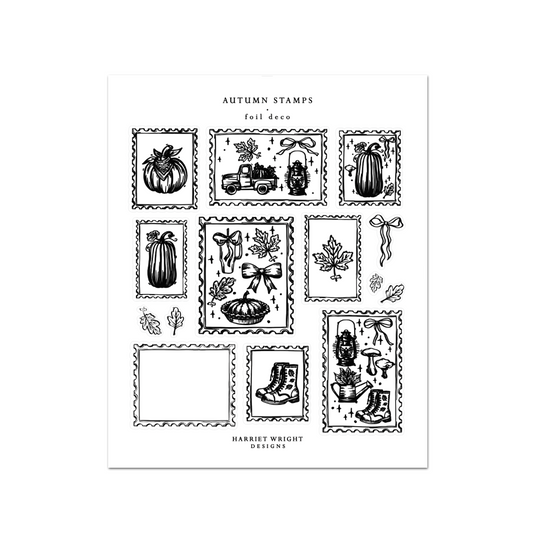 Autumn Stamps || Foil Deco Collection