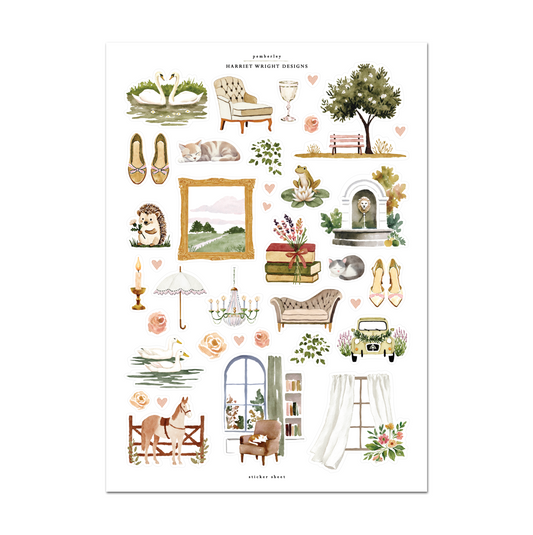 Pemberley | Sticker Sheet