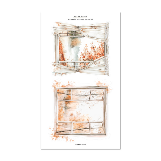 Autumn Window | Sticker Sheet