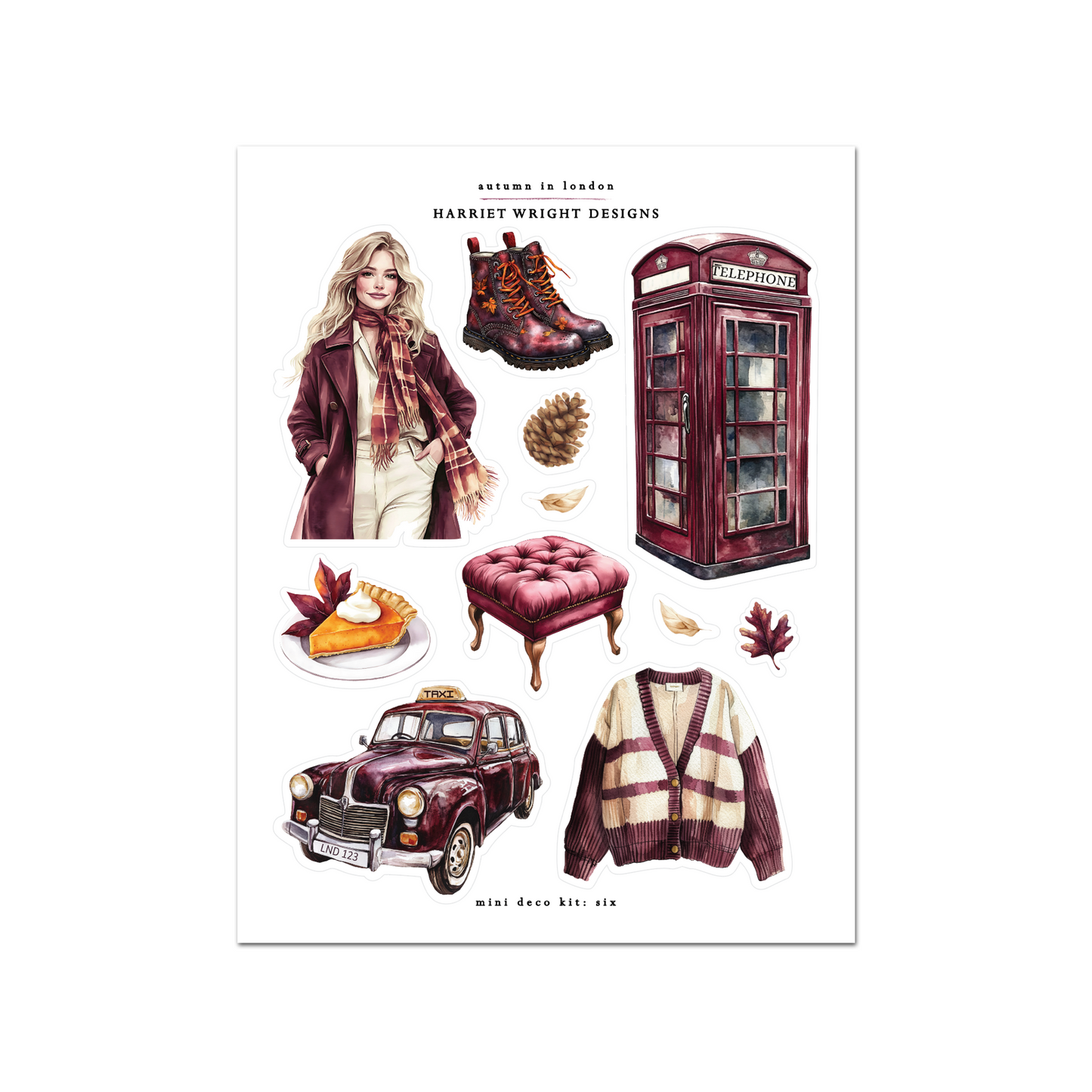 NEW: Autumn in London | Mini Decorative Kit