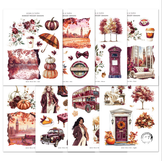 NEW: Autumn in London | Mini Decorative Kit