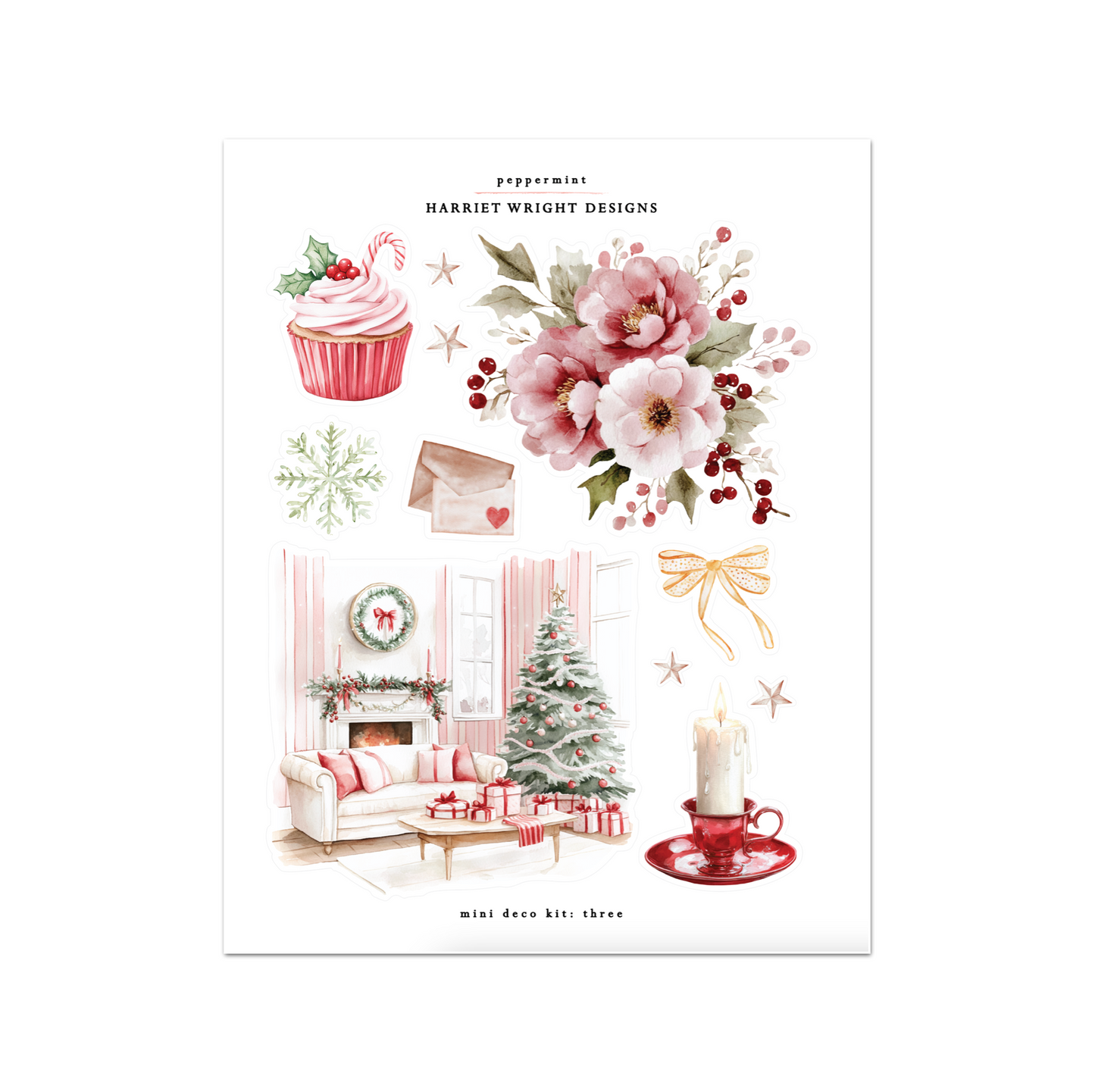 Peppermint | Mini Decorative Kit