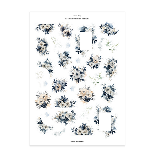 Snow Day | Floral Elements