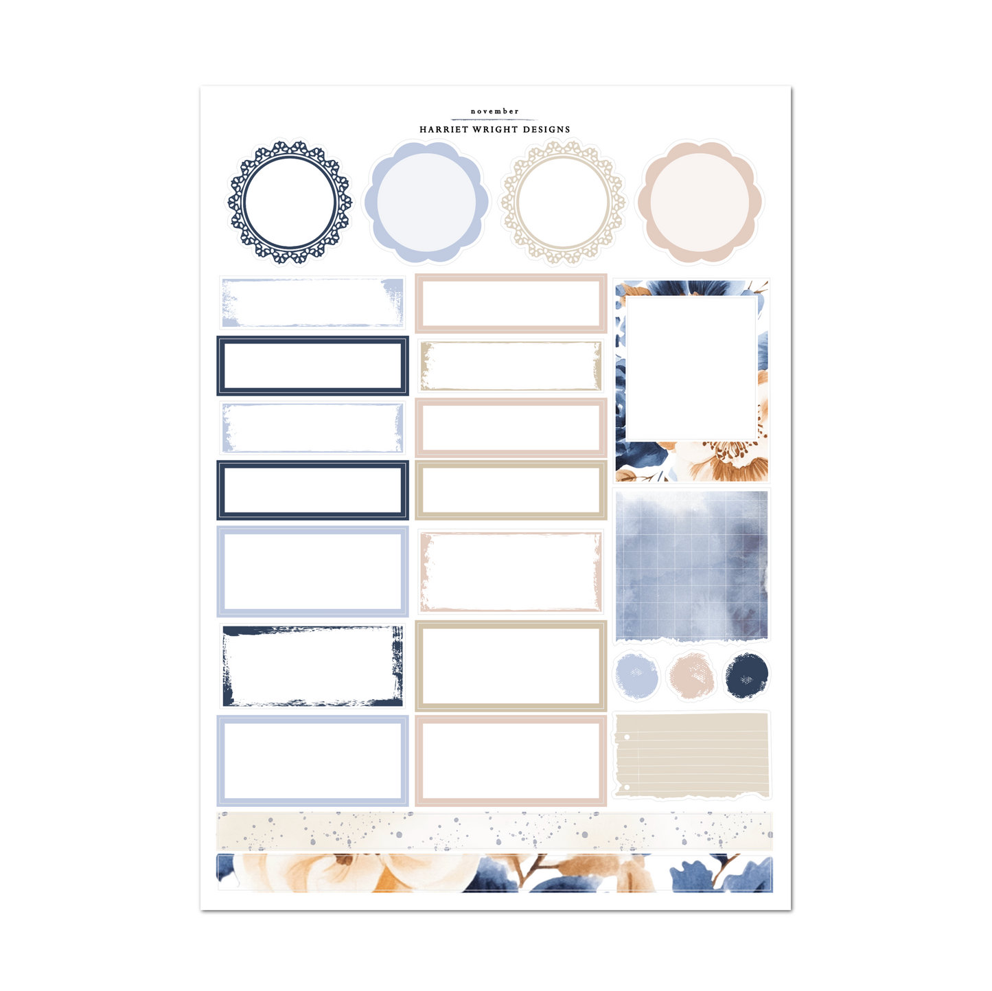 November | A5 Wide | Monthly Kit