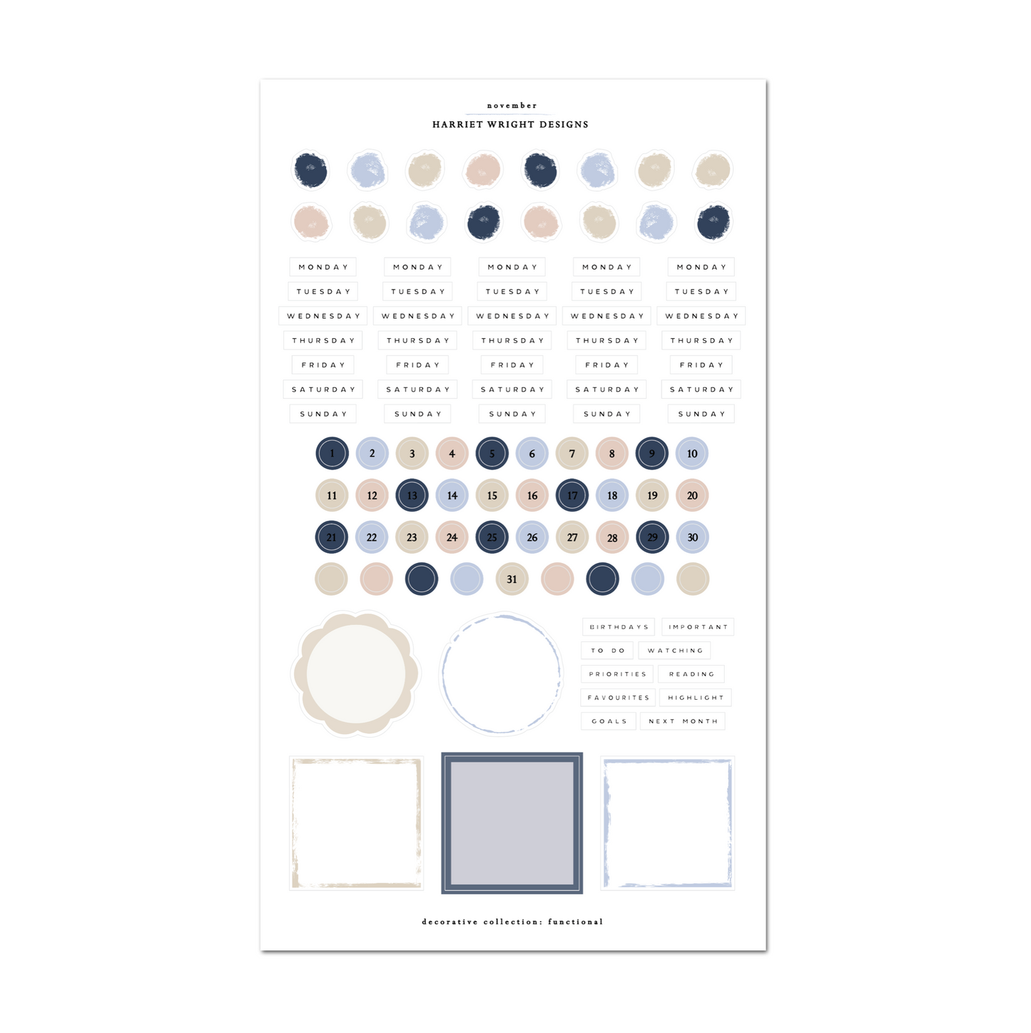 November | Decorative Collection