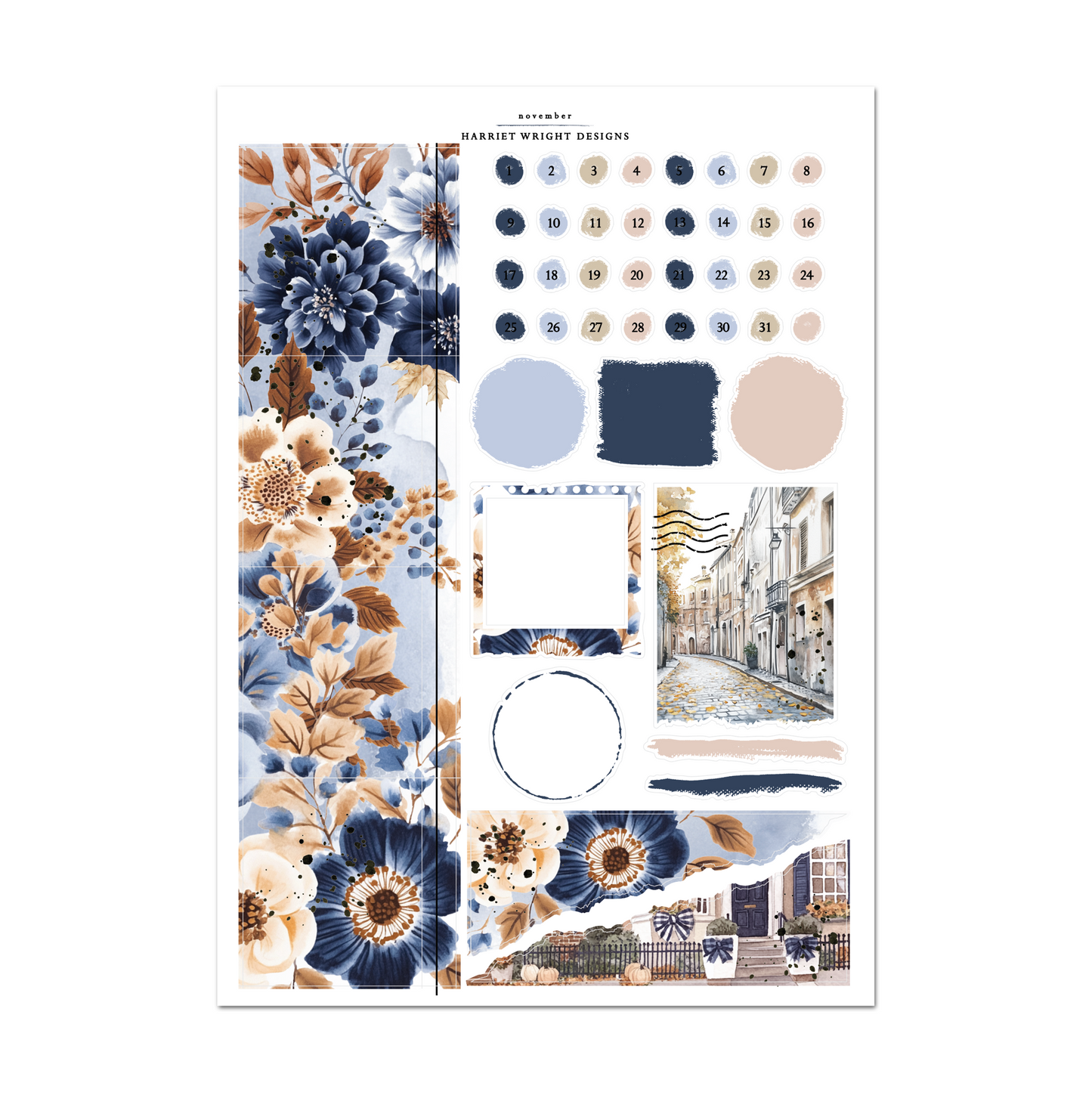 November | A5 Wide | Monthly Kit