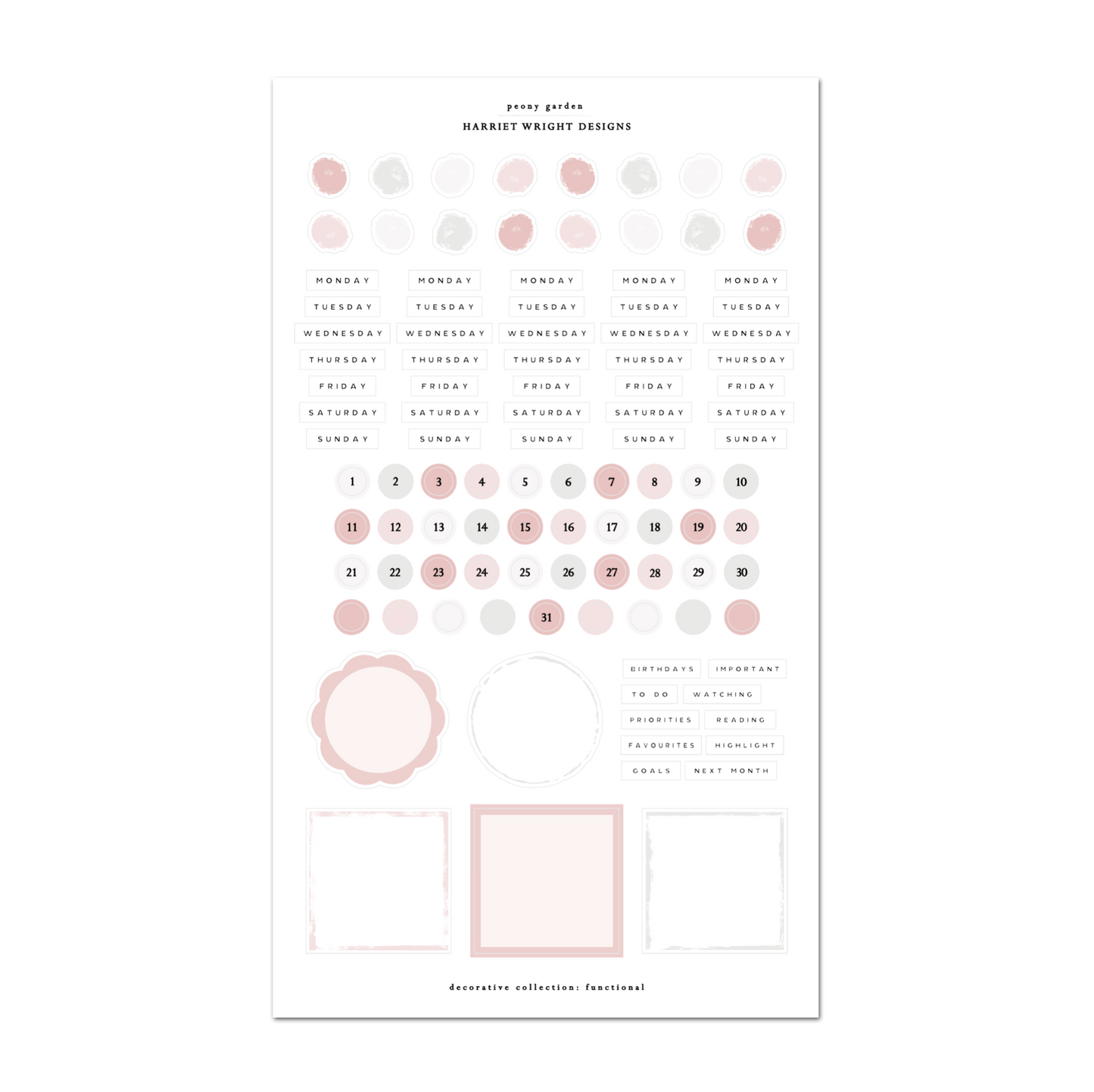 Peony Garden | Decorative Collection