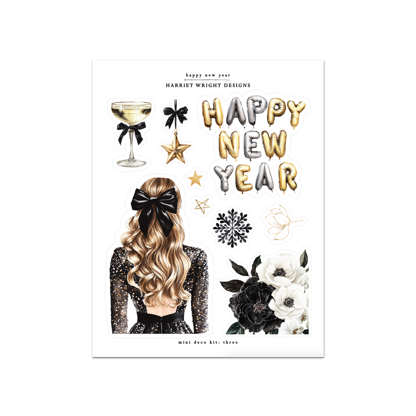 Happy New Year | Mini Decorative Kit