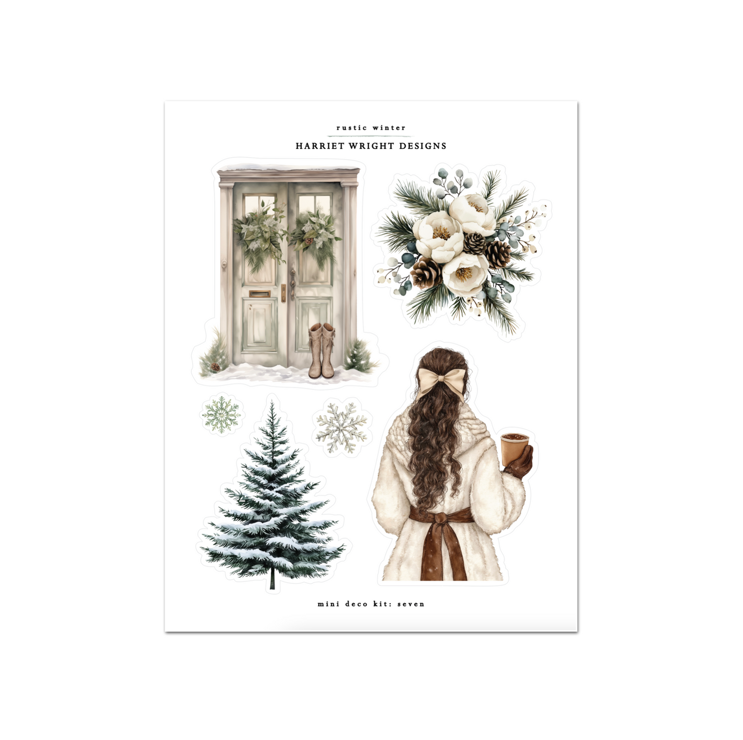 Rustic Winter | Mini Decorative Kit