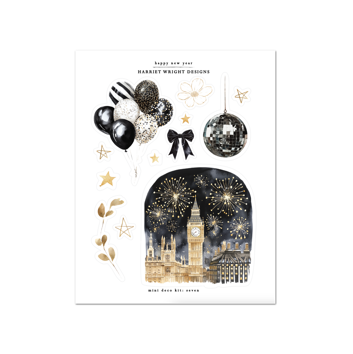 Happy New Year | Mini Decorative Kit