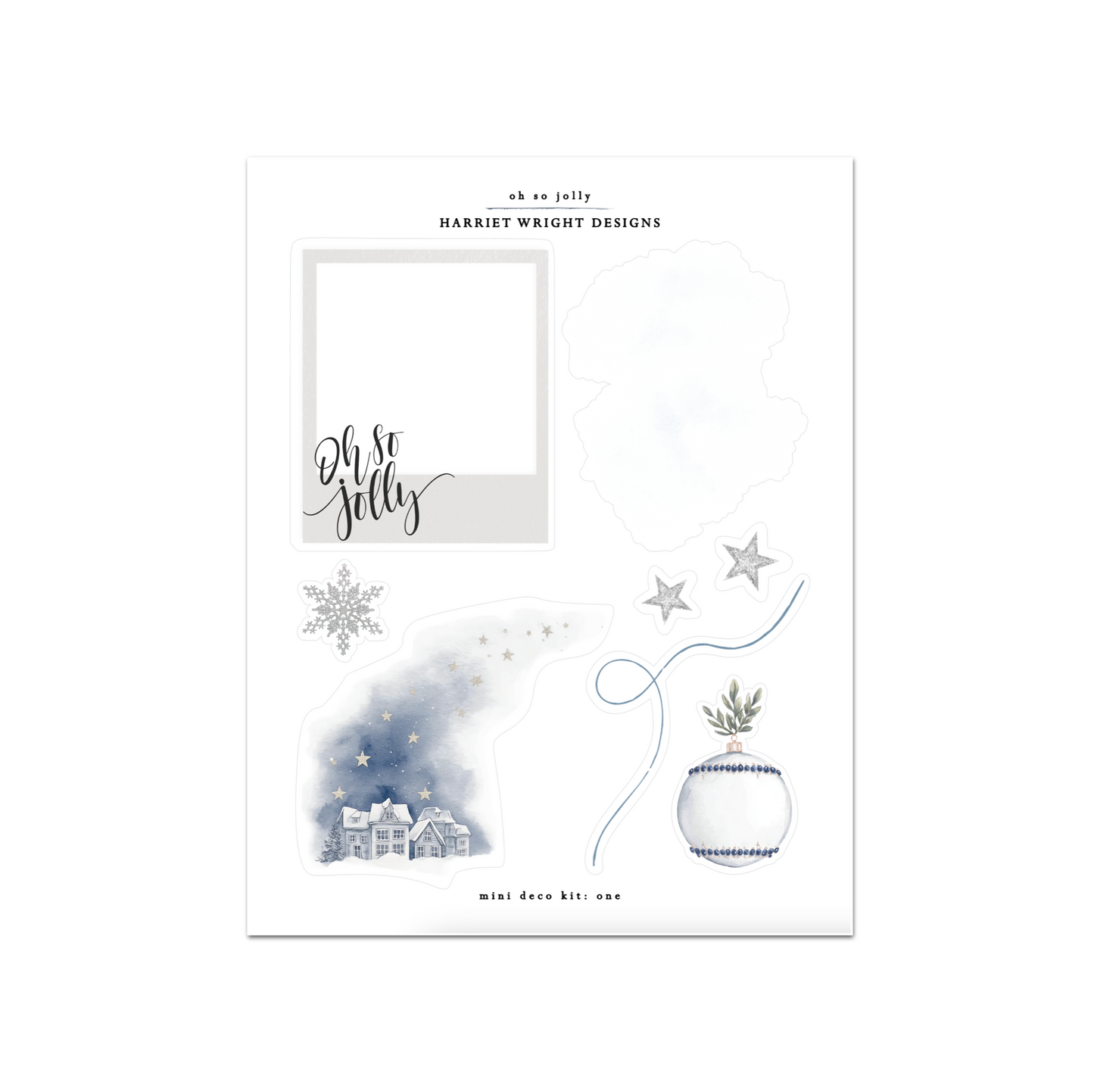 Oh So Jolly | Mini Decorative Kit