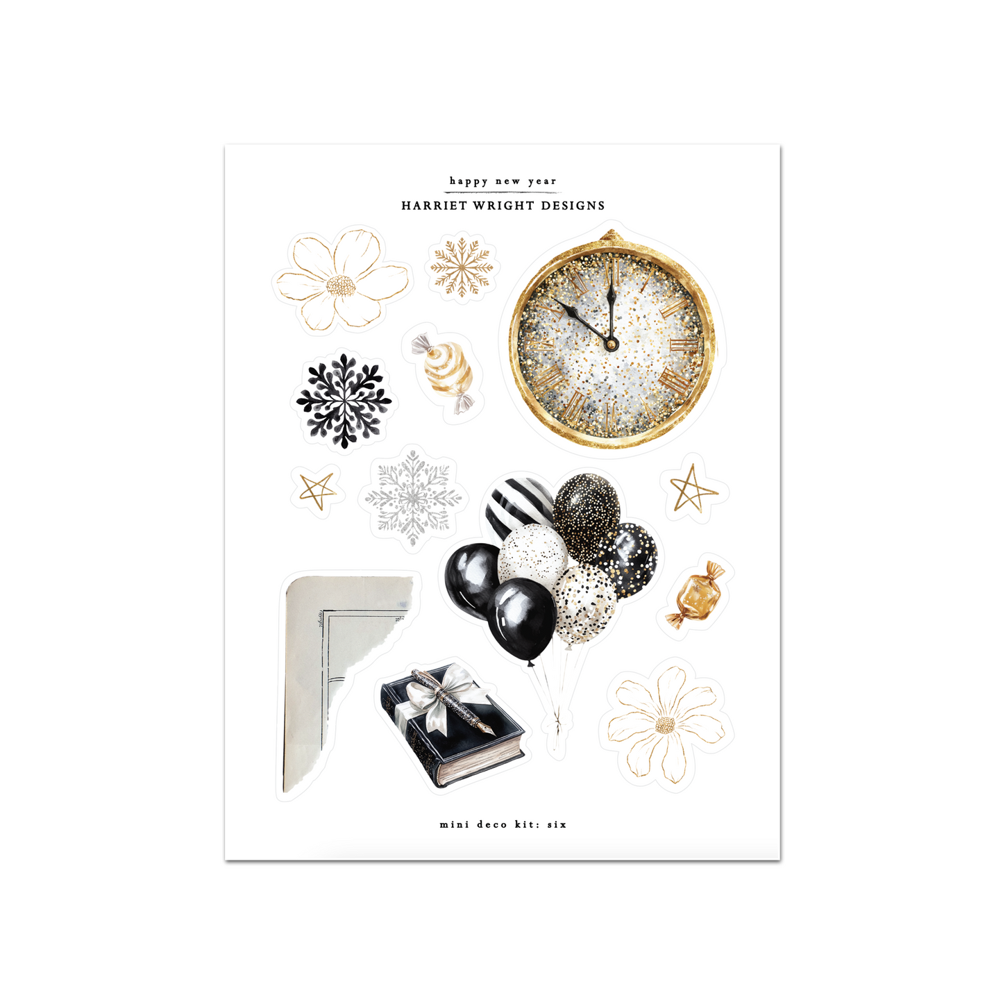 Happy New Year | Mini Decorative Kit