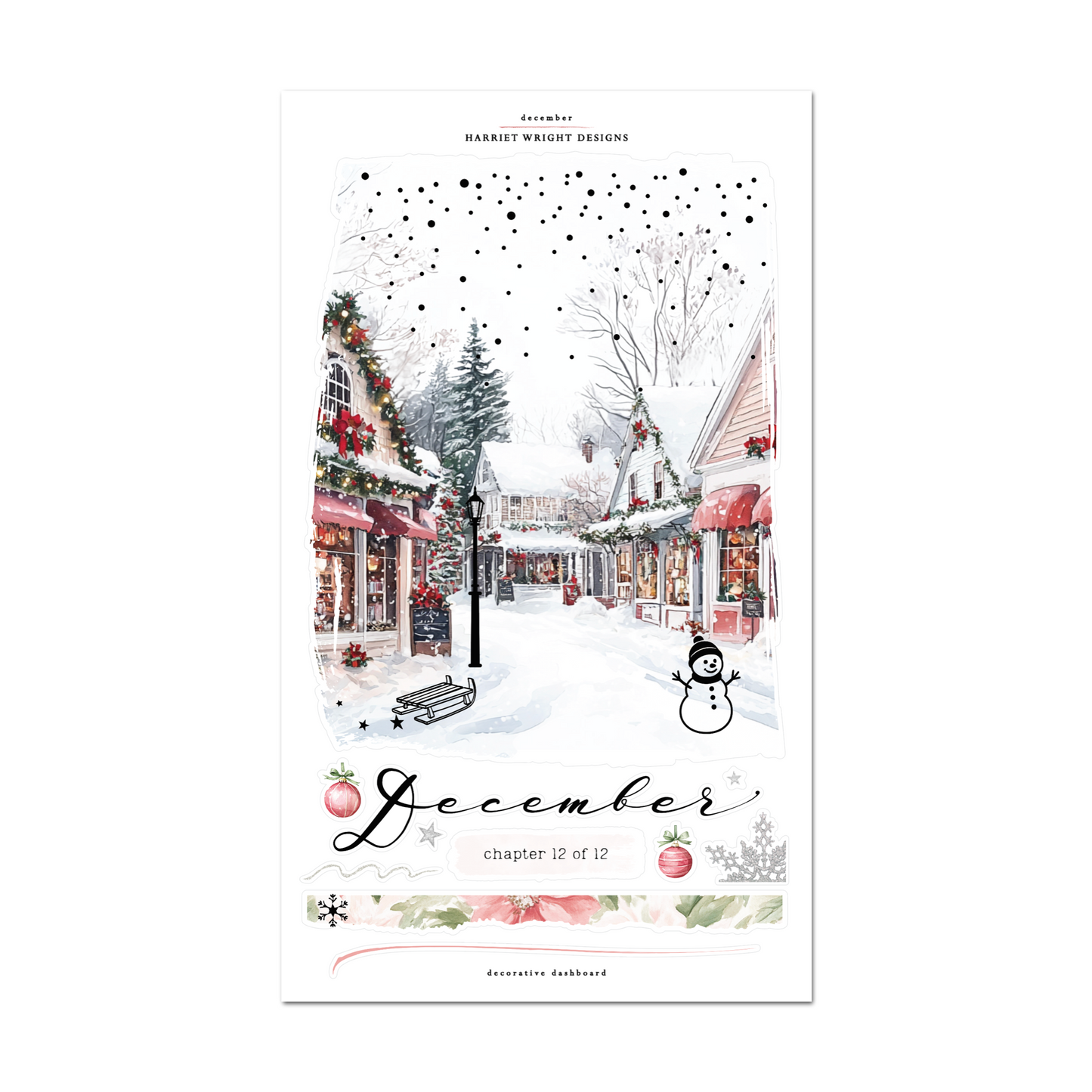 December | Decorative Dashboard (2026)