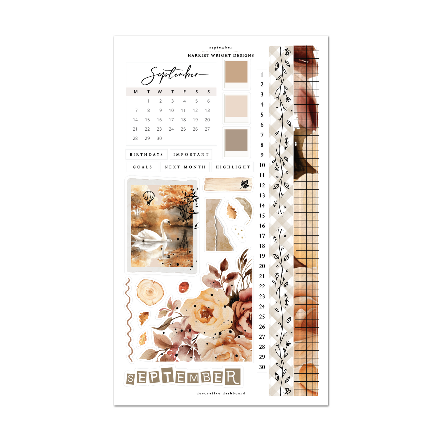September | Decorative Dashboard (2026)