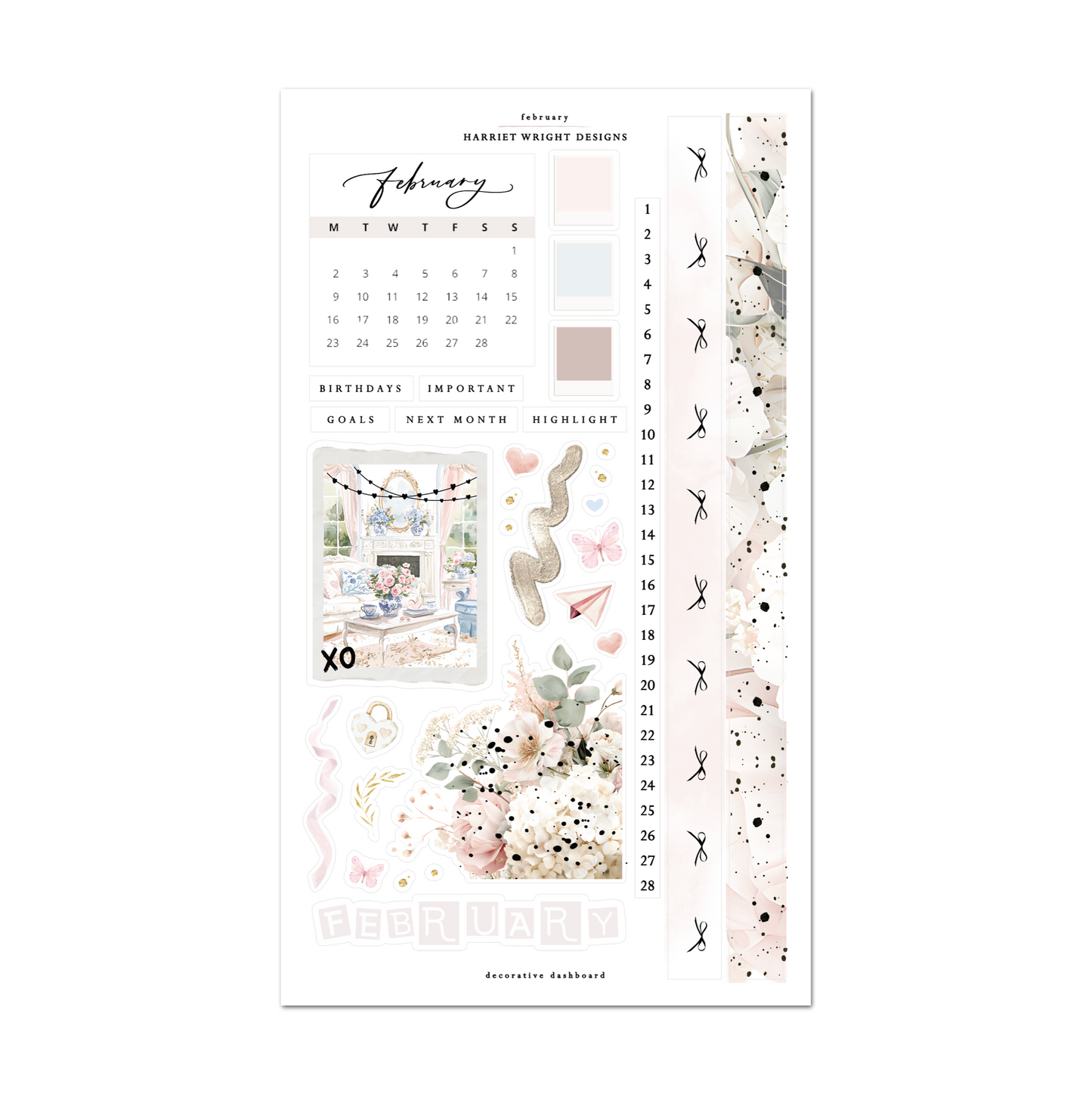 February | Decorative Dashboard (2026)