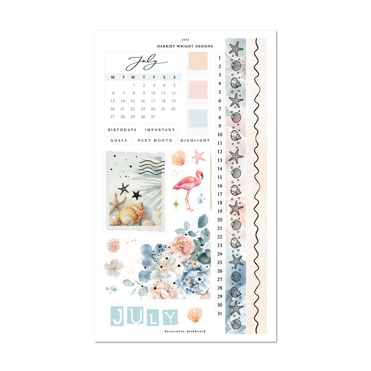 July | Decorative Dashboard (2026)