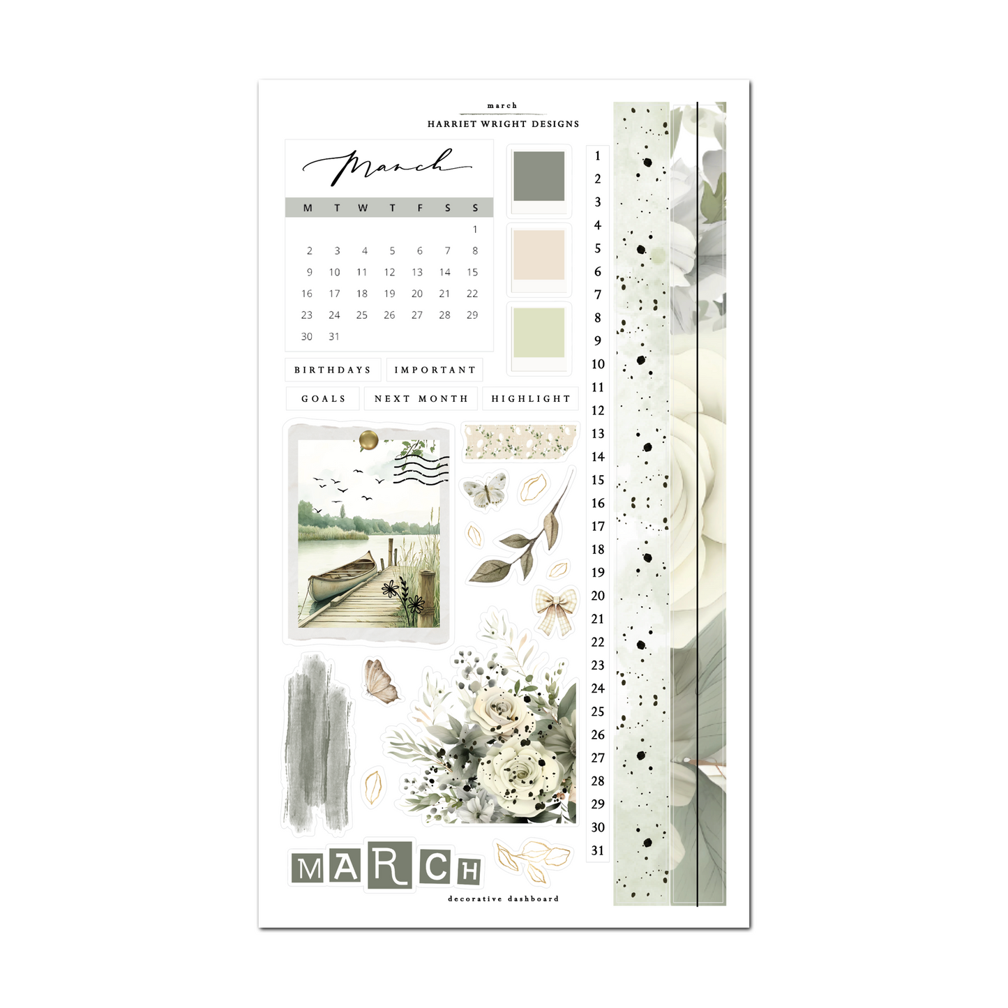 March | Decorative Dashboard (2026)
