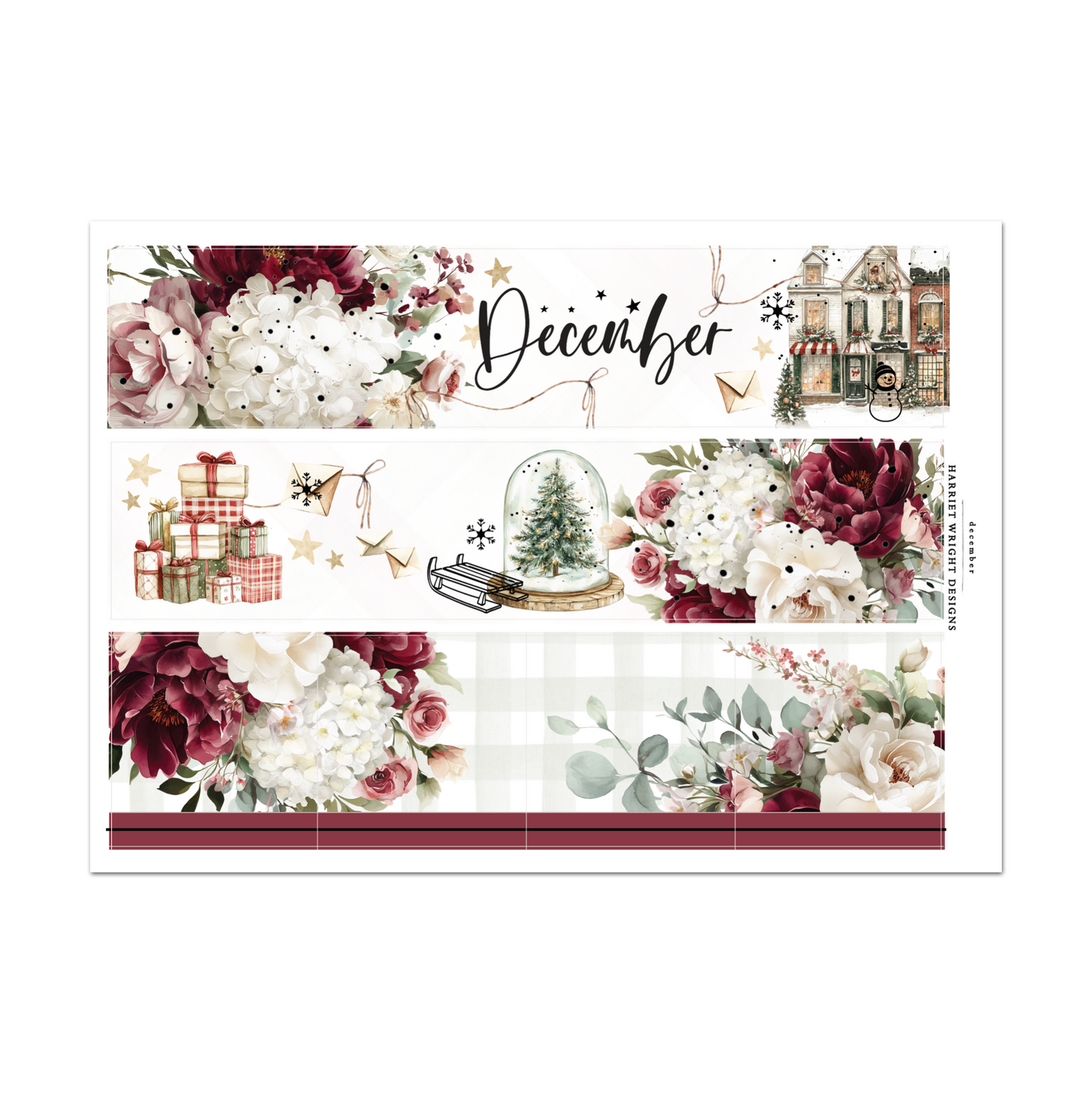 December | A5 Wide | Monthly Kit