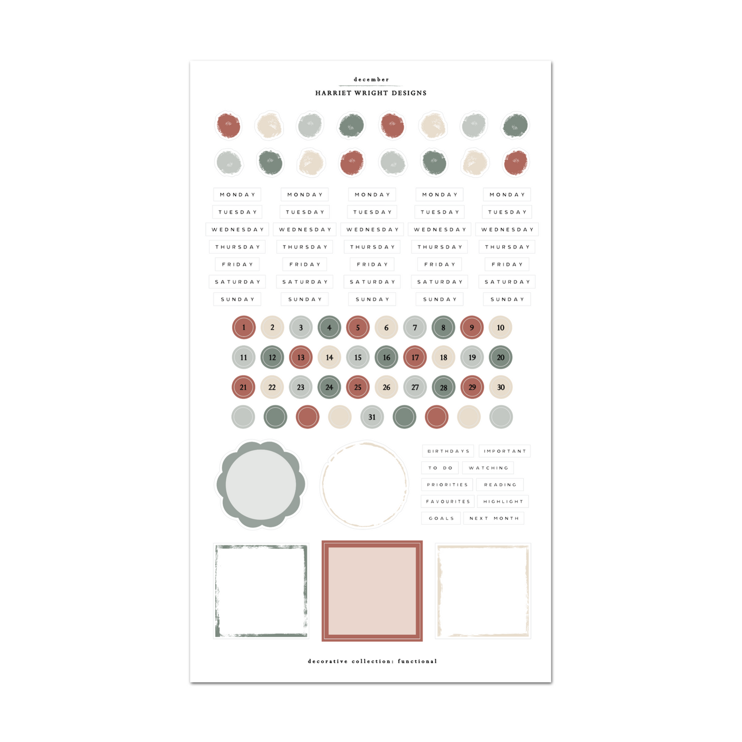 December | Decorative Collection