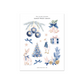 Blue & Pink Christmas | Mini Decorative Kit