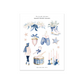 Blue & Pink Christmas | Mini Decorative Kit