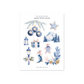 Blue & Pink Christmas | Mini Decorative Kit