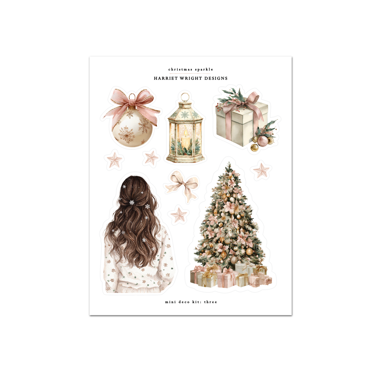 Christmas Sparkle | Mini Decorative Kit