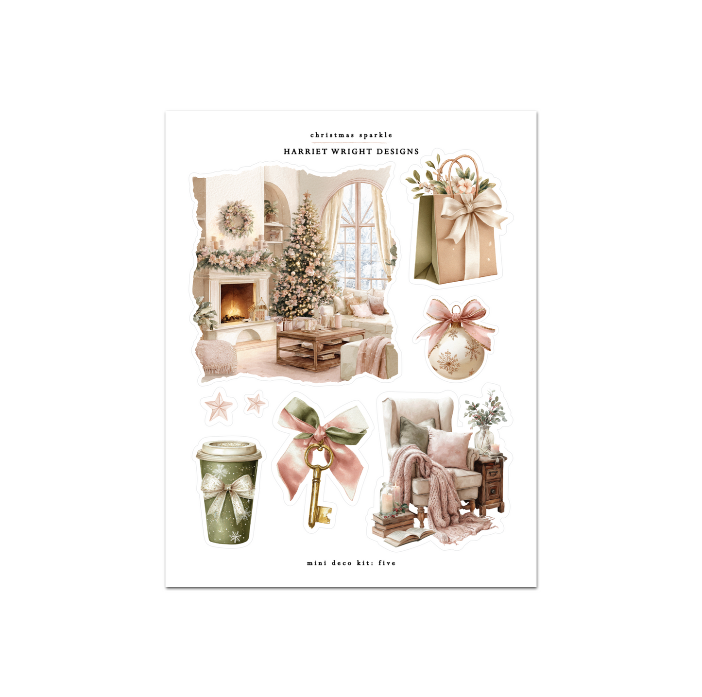 Christmas Sparkle | Mini Decorative Kit
