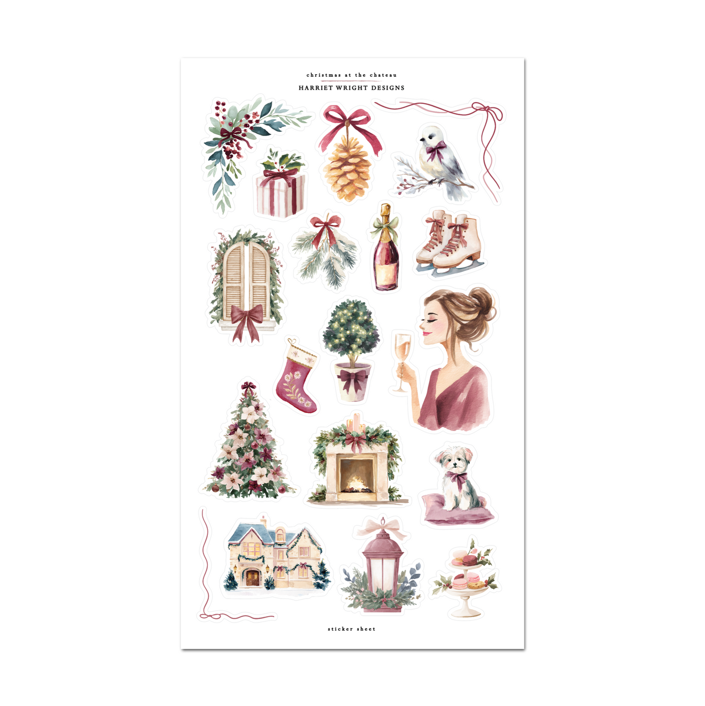 Christmas at the Chateau | Sticker Sheet