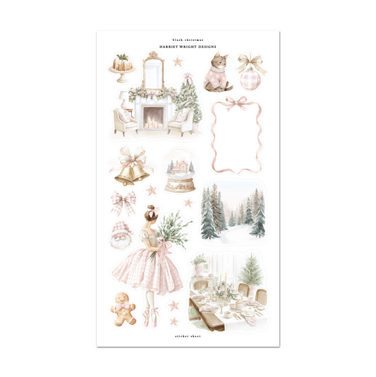 Blush Christmas | Sticker Sheet