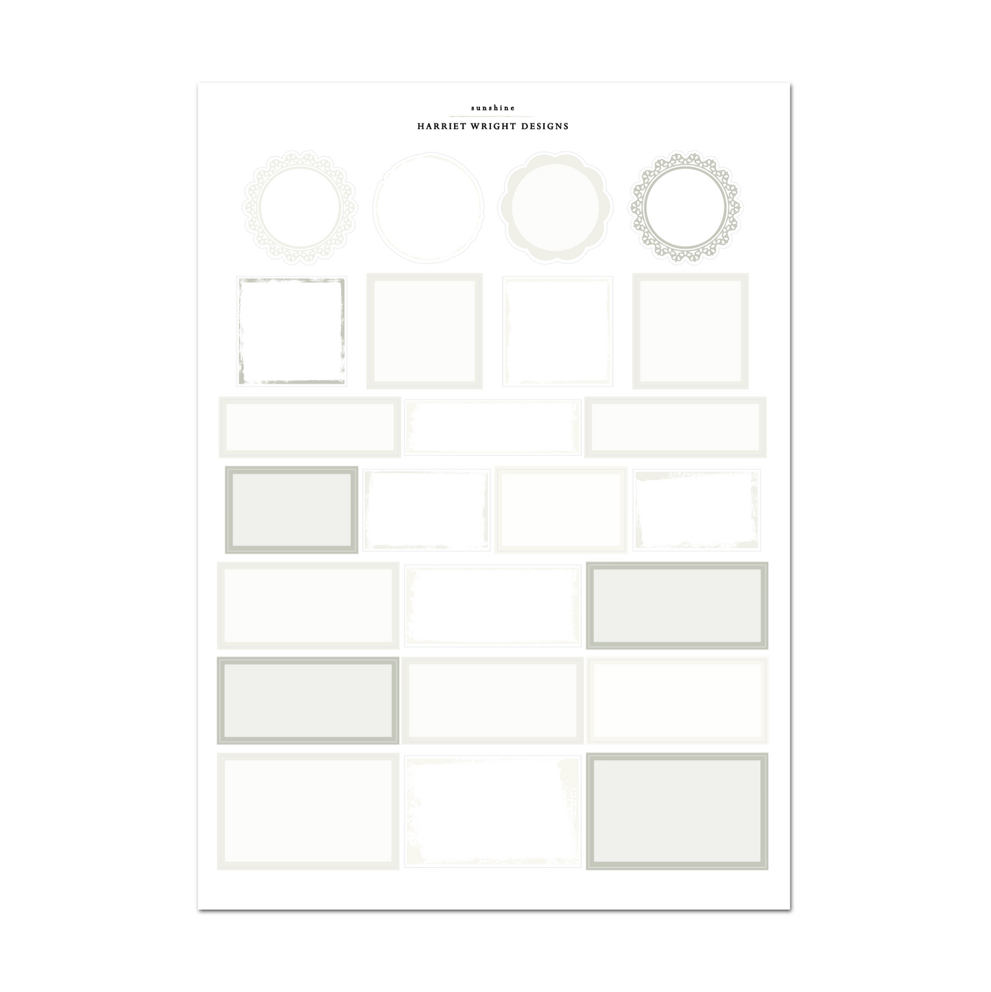 Sunshine | Weekly Kit