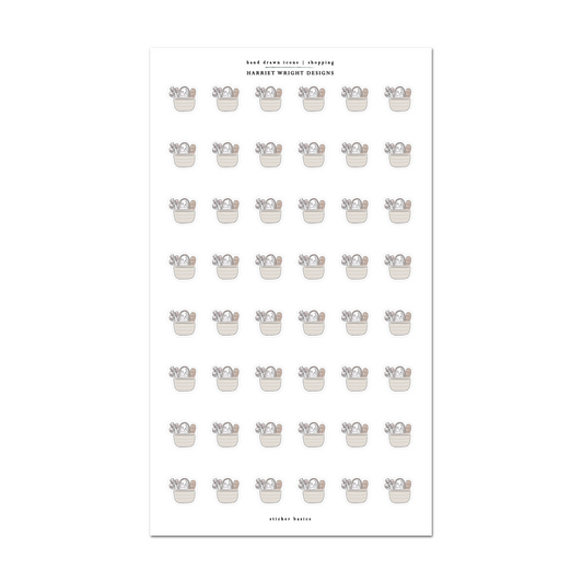 Hand Drawn Icon - Shopping | Sticker Basics