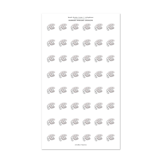 Hand Drawn Icons - Telephone | Sticker Basics