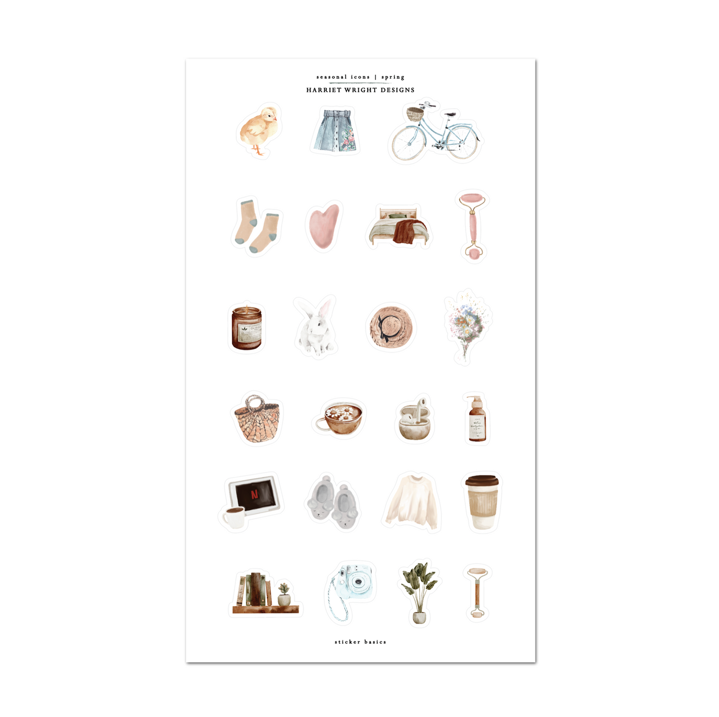 Spring Seasonal Icons | Sticker Basics