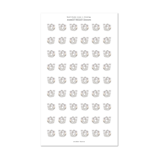 Hand Drawn Icons - Cleaning | Sticker Basics