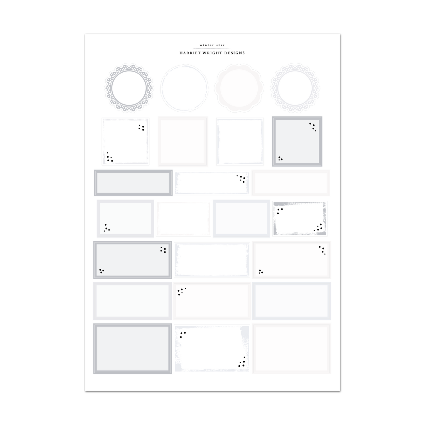 Winter Star | Weekly Kit