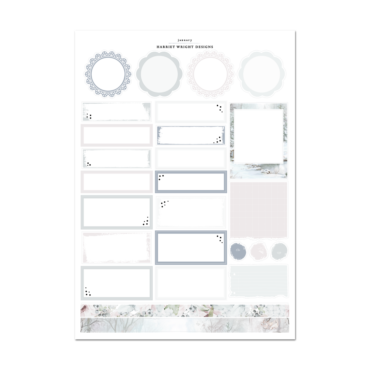 January 2026 | A5 Wide | Monthly Kit
