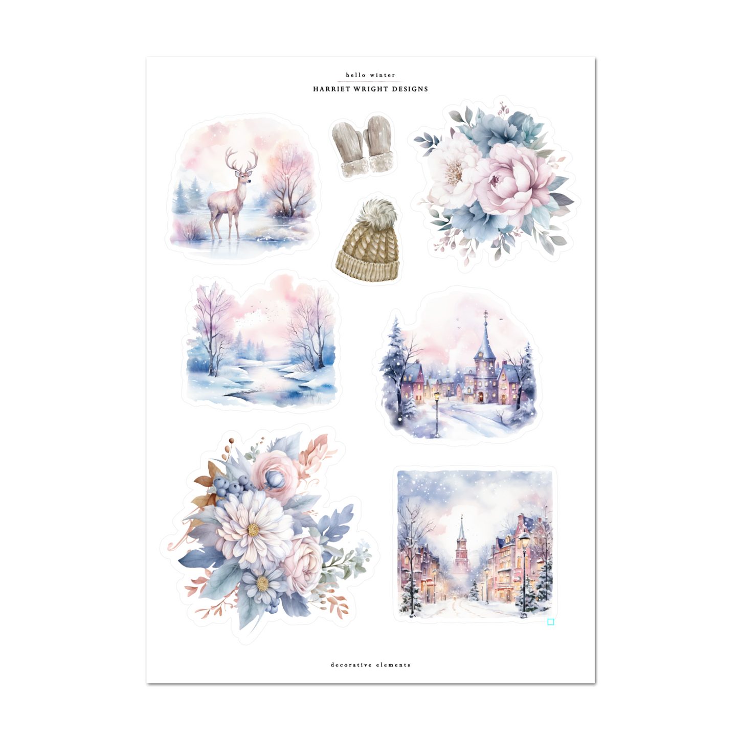 Hello Winter | Decorative Elements