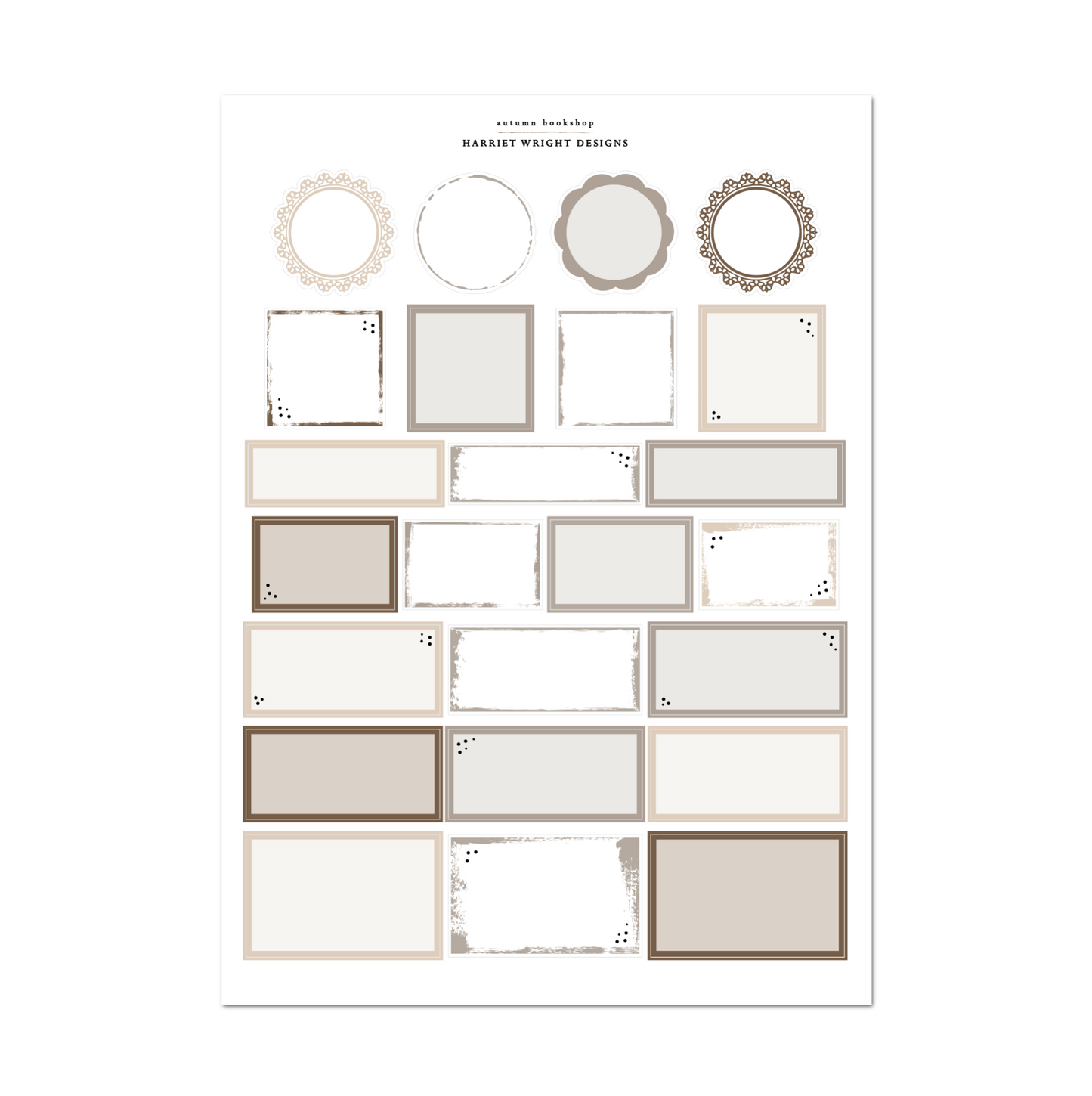 Autumn Bookshop | Weekly Kit