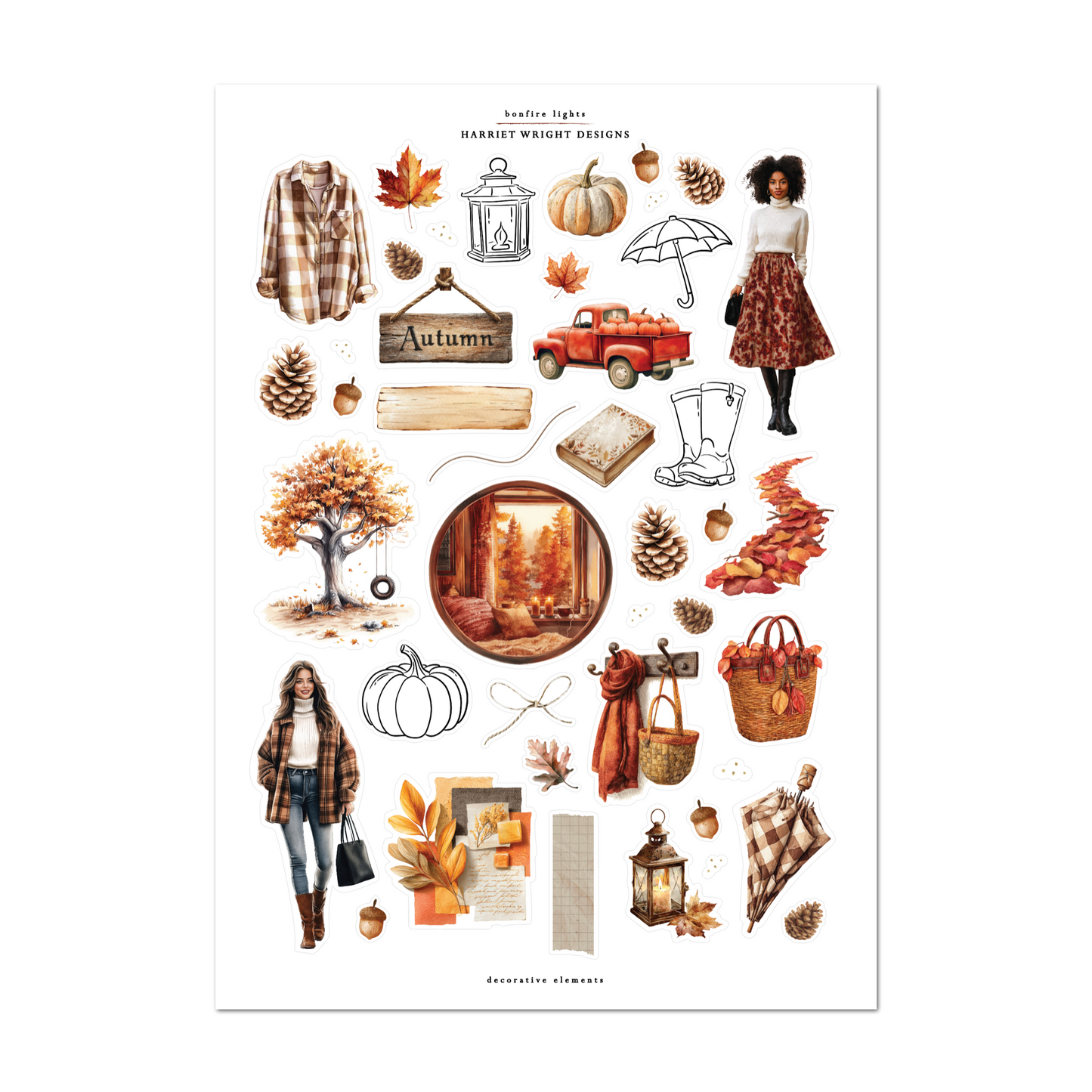 Bonfire Lights | Decorative Elements