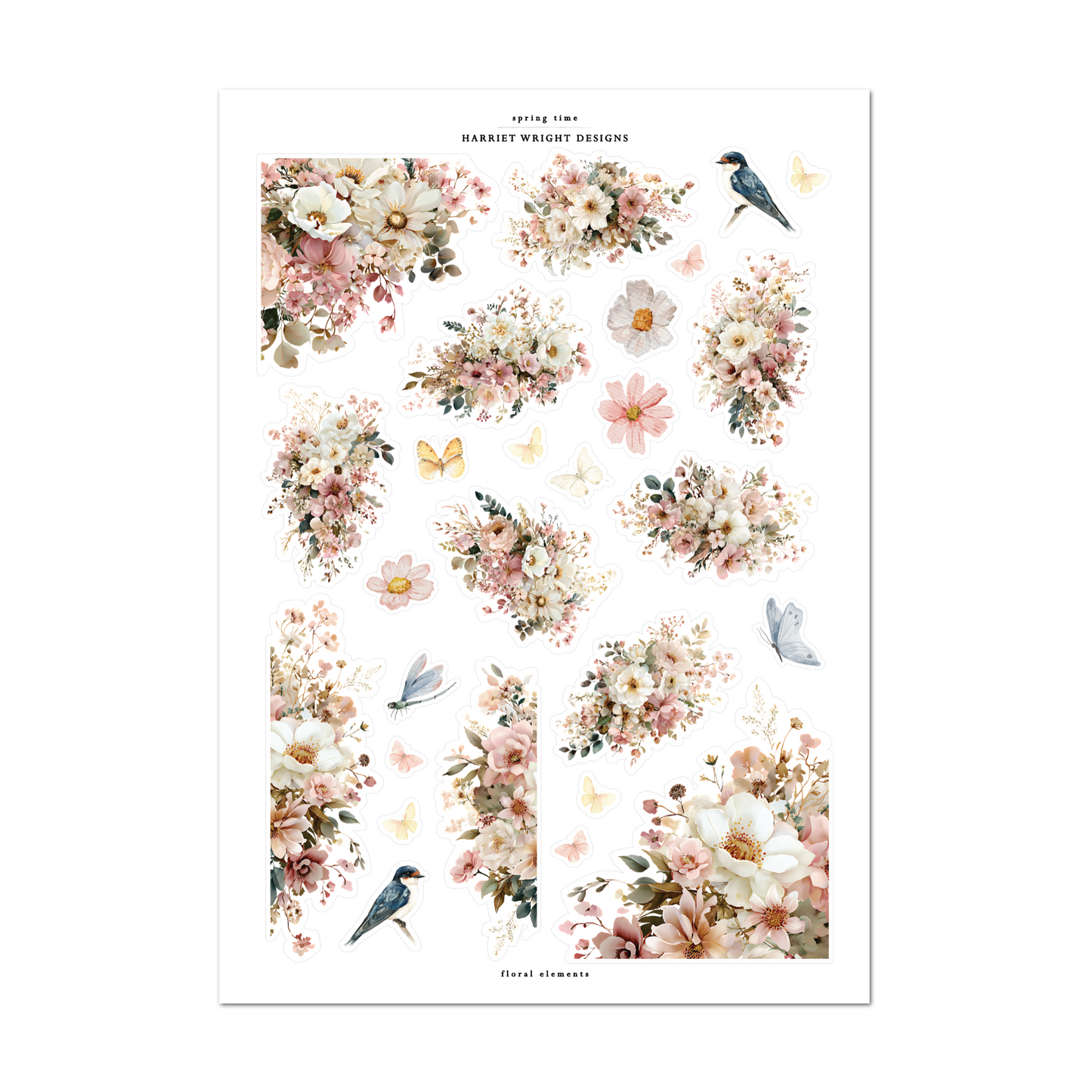 Spring Time | Floral Elements