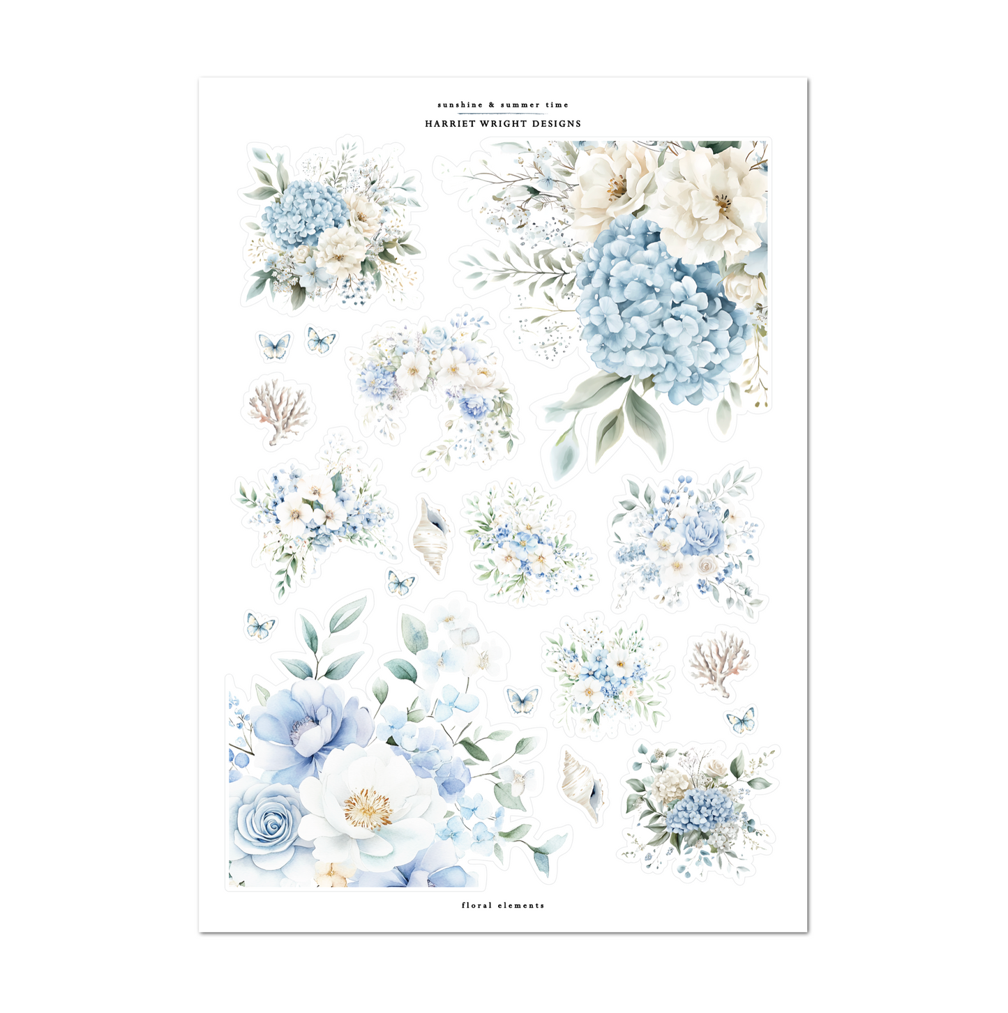 Sunshine & Summertime | Floral Elements
