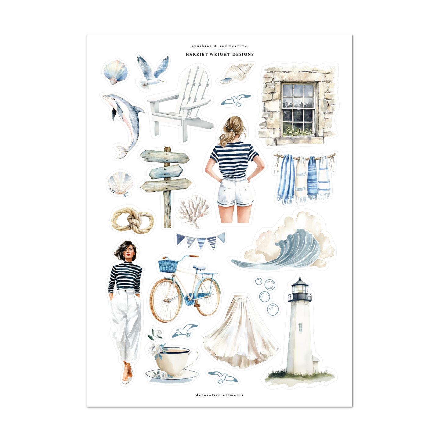 Sunshine & Summertime | Decorative Elements